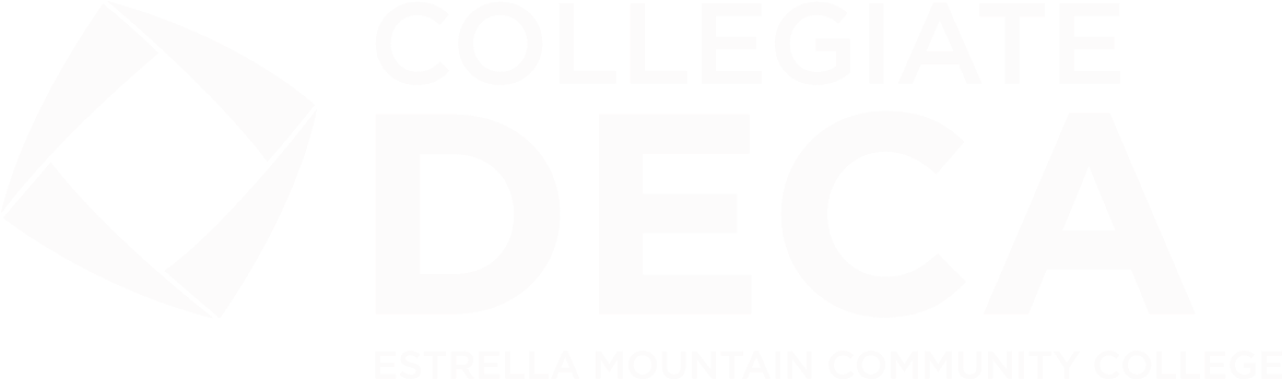 Estrella Mountain Community College - Collegiate Deca (1279x404), Png Download