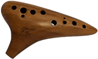 Download - Ocarinawind 12 Hole Wooden Ocarina Alto C Pagoda Tree (355x355), Png Download