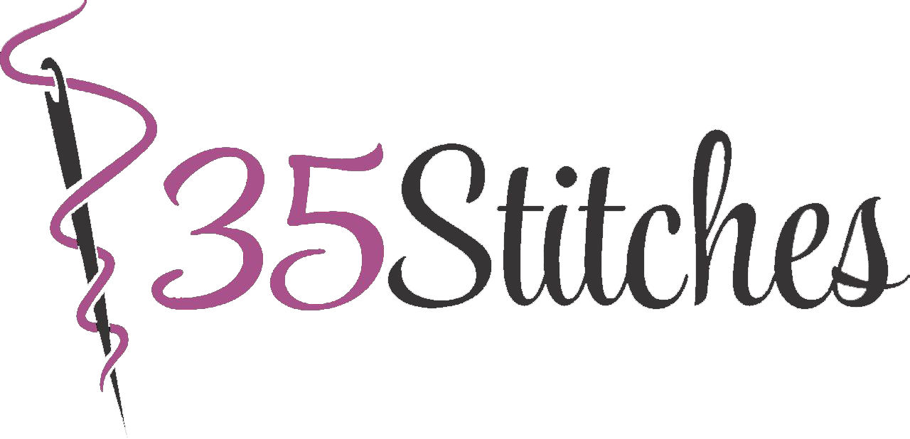 35 Stitches Is A Fashion Abode Where Seams And Stitches - Calligraphy (1280x618), Png Download