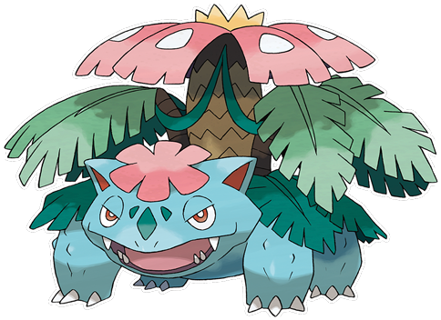 Mega Venusaur (536x449), Png Download