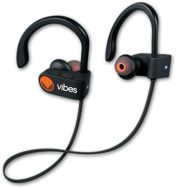 Airclean - Bluetooth Headphones, Wireless Sports Earphones W/ (686x656), Png Download