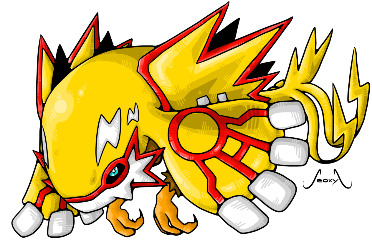 To Go With My Moltres/ray Quay Quay Fusion From Yesterday, - Kyogre And Groudon Fusion (1280x864), Png Download