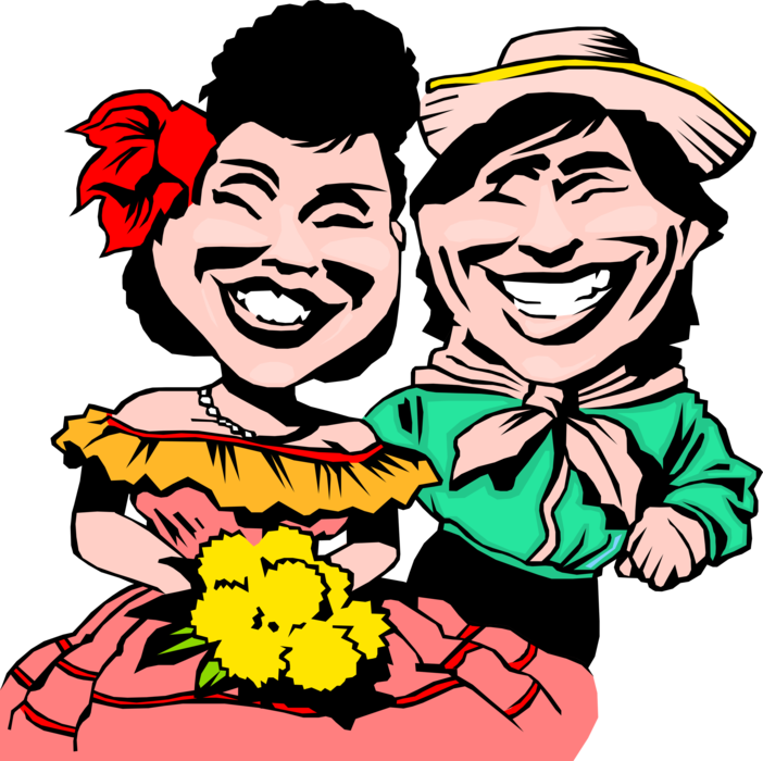 Vector Illustration Of Southern American Indigenous - Clip Art (702x700), Png Download