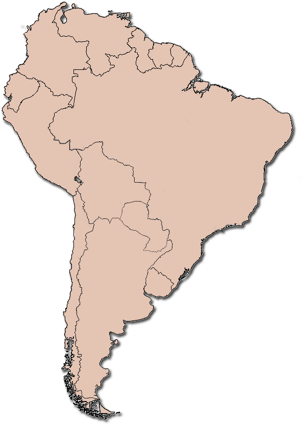 Localizaçao Do Aquifero Guarani (616x844), Png Download