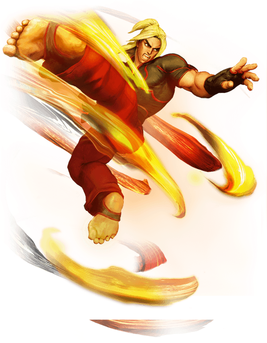 Ken Masters - Street Fighter Ken (558x700), Png Download