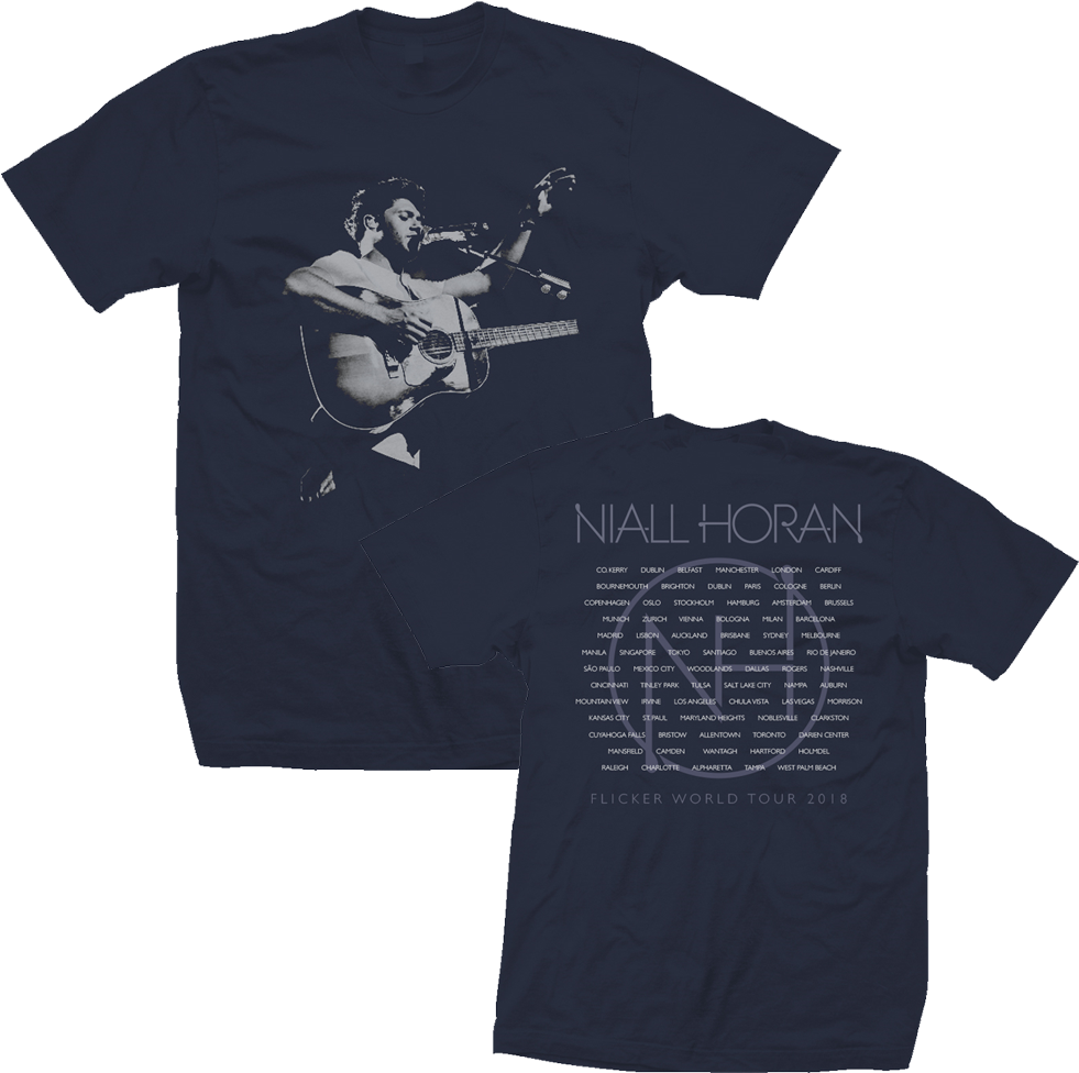 Niall Added New Merch To His Store, With Online Exclusives - Niall Horan Tour Shirt (1000x1000), Png Download