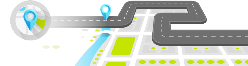 Xink Product Roadmap - Road Map (863x232), Png Download