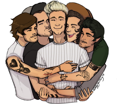 Louis Tomlinson Harry Styles One Direction Zayn Malik - Zayn Malik Liam Payne Fanart (500x520), Png Download