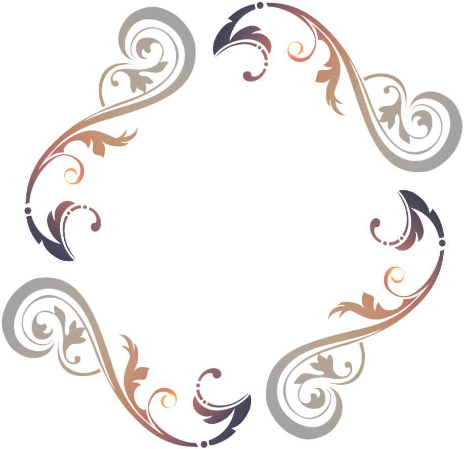 Decorative Frame Border - Black And White (1280x1280), Png Download