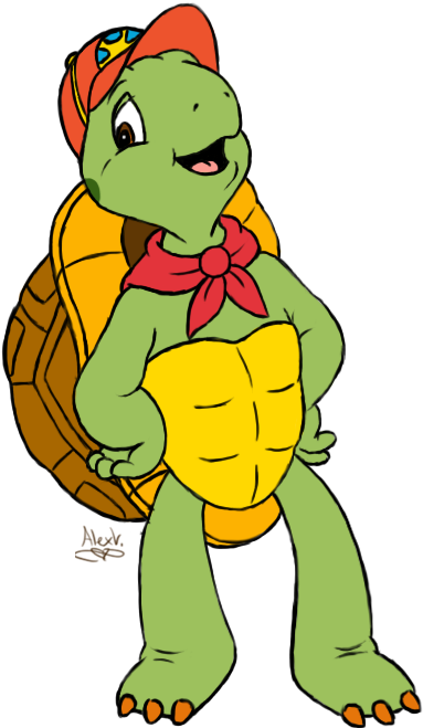 Jpg Free Library By Thelepuintet On Deviantart - Tortuga Franklin Y Sus Amigos (650x800), Png Download