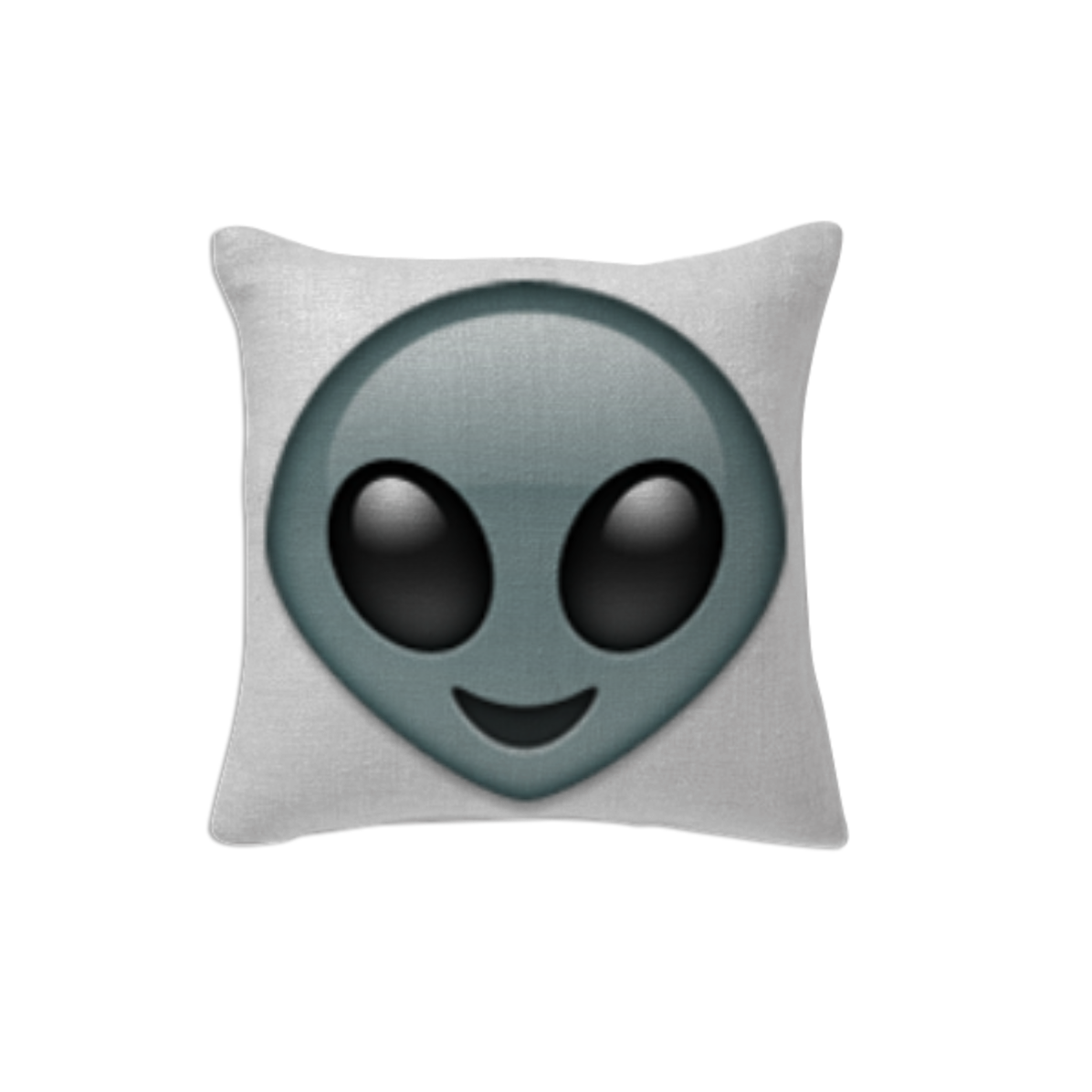 Shop Alien Emoji Pillow Pillow By Hellz - Emoji Alien Studs , Alien Earrings , Emoji Earrings (1196x1196), Png Download