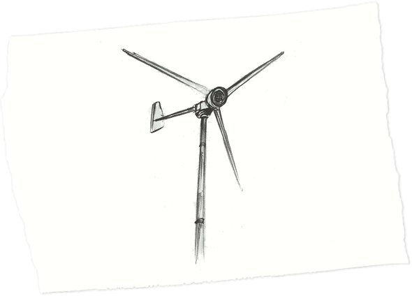 Prev - Windmill (590x424), Png Download