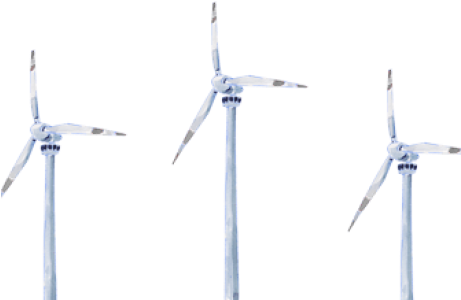 Environment - Wind Turbine (460x307), Png Download