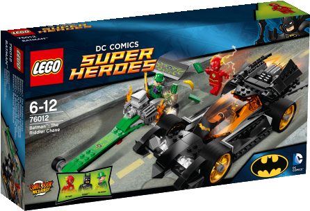 Super Heroes 76012 Batman The Riddler Chase - Lego Dc Superheroes Batman Sets (480x480), Png Download