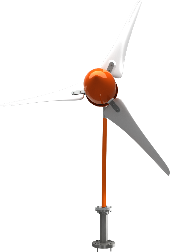 Wind Architect Sander Mertens - Wind Turbine (1040x1040), Png Download