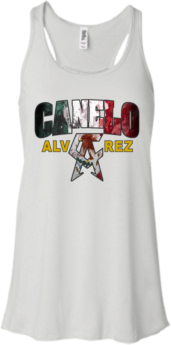 Bella + Canvas Ladies' B8800 Flowy Racerback Tank (1155x1155), Png Download