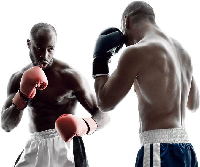 Get The Big Fights With Dish - Boxing Fighters Png (829x560), Png Download