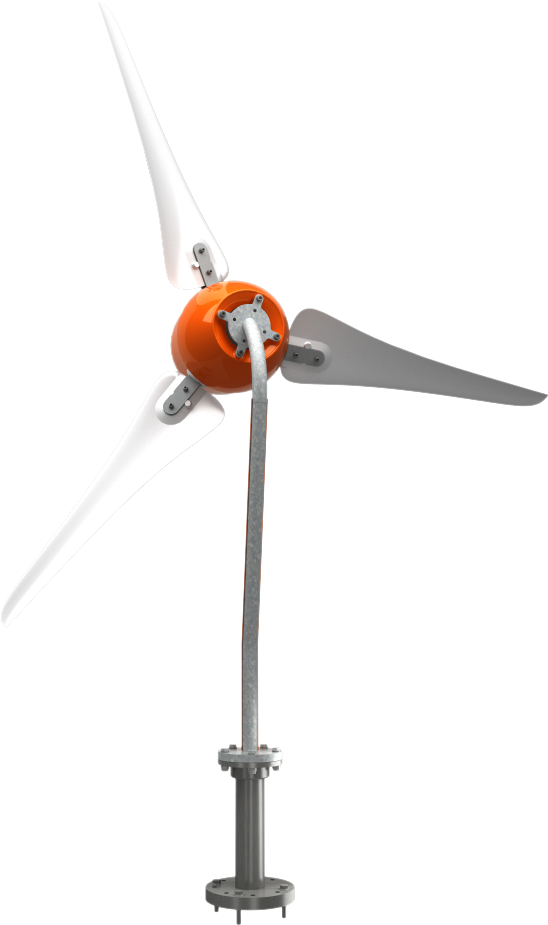 Wind Architect Sander Mertens - Wind Turbine (1040x1040), Png Download