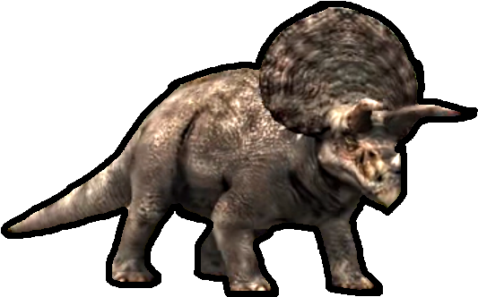 Triceratops 1 - Jurassic World The Game Triceratops Png (551x358), Png Download