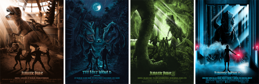 Jurassic World Set (1000x328), Png Download