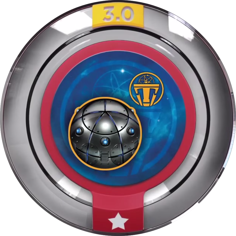Tomorrowland Time Bomb Power Disc Disney Infinity 2.0 Iron Patriot