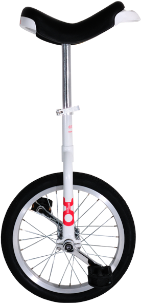 Onlyone 16" Unicycle - Qu-ax Unicycle Onlyone 16 White Indoor Aluminum Rim (480x480), Png Download