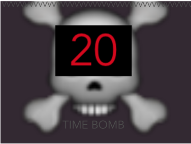Time Bomb By Mr - Number (375x375), Png Download