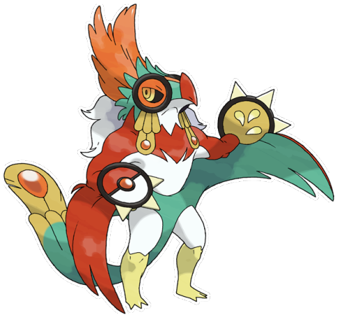 Aztech Pokemon Mega Hawlucha Fighting / Flying *based On Aztec Eagle - Pokemon ...
