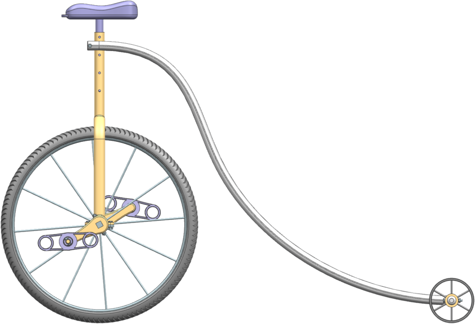 Support And The Axle), Adequate Attachments (such - Street Unicycling (1024x698), Png Download