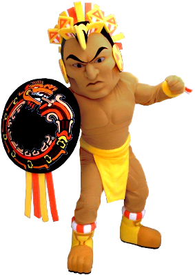 Meet The Aztec Warrior Mascot For Corona Del Sol High - Corona Del Sol Mascot (300x417), Png Download