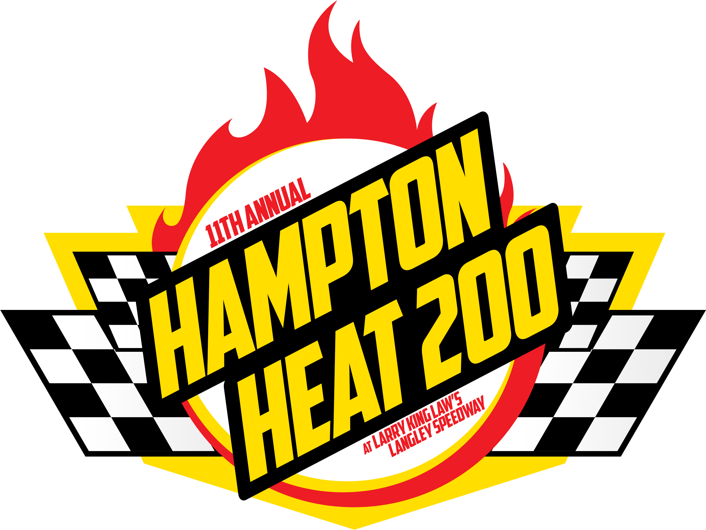 2019 Hampton Heat Logo - Hampton Heat (3000x2263), Png Download