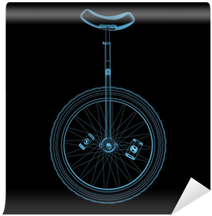 Unicycle Wall Mural • Pixers® • We Live To Change - X-ray (400x400), Png Download