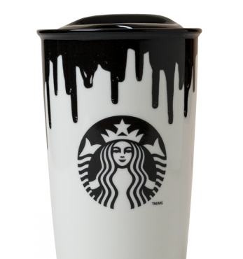 Sleek, Modern Coffee Mug Design By Band Of Outsiders - Starbucks New Logo 2011 (347x370), Png Download