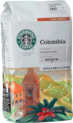 How Far Do We Go For A Better Cup Of Colombian Coffee - Starbucks Coffee, Whole Bean, Gold Coast Blend, Extra (305x465), Png Download