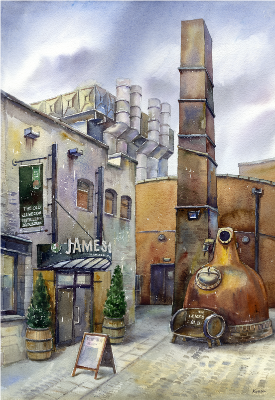 Jameson Whiskey Museum - Modern Art (800x800), Png Download
