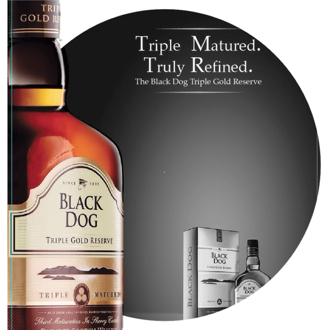 Bd Tgr Definitely Converts Bw Moments Into Colour - Black Dog Triple Gold Reserve (1080x1080), Png Download