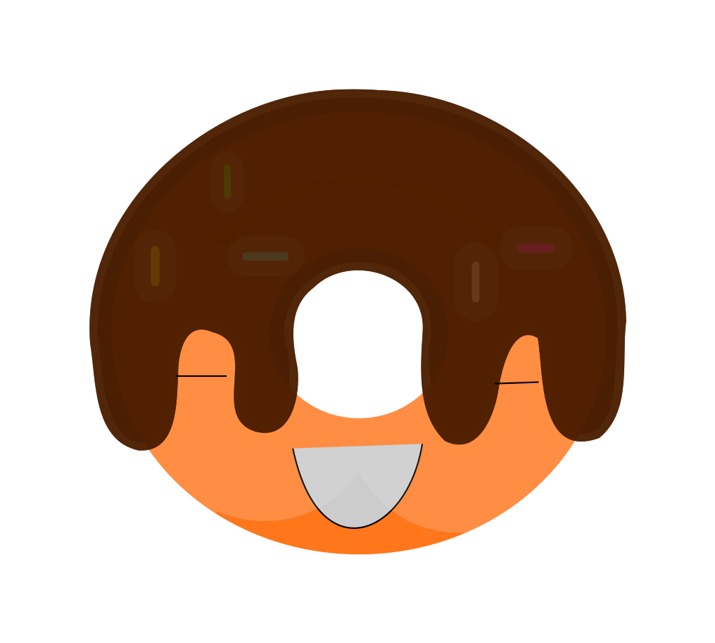 Donuts Big Image Png - Cartoon (1697x2400), Png Download