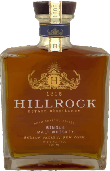 Hillrock Single Malt Whiskey 750ml - Hillrock Px Finish Single Malt Whiskey (387x600), Png Download