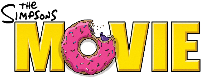 The Simpsons Movie Image - Simpsons Movie Logo Png (800x310), Png Download