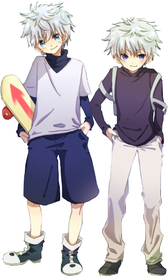 Killua Zoldyck Images Killua Wallpaper And Background - Killua Hunter X Hunter Skate (346x556), Png Download