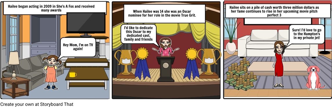 Hailee Steinfeld - Cartoon (1164x385), Png Download