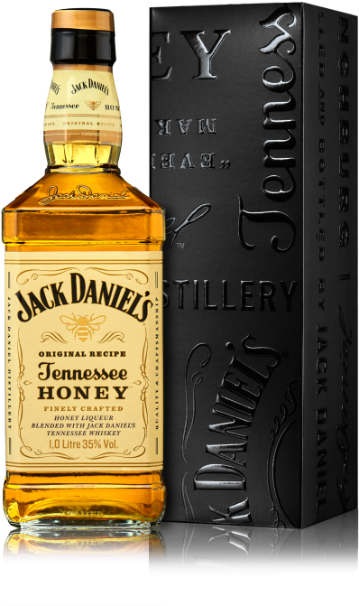 1 Litre Jack Daniel's Tennessee Honey - Jack Daniel's Honey Whisky (566x708), Png Download