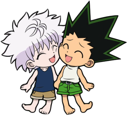 Gonkillua - Gon X Killua Png (451x411), Png Download