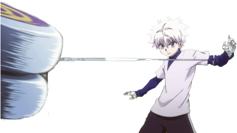 “this Is All That Happens In Class Anymore ” - Killua Zoldyck (500x281), Png Download