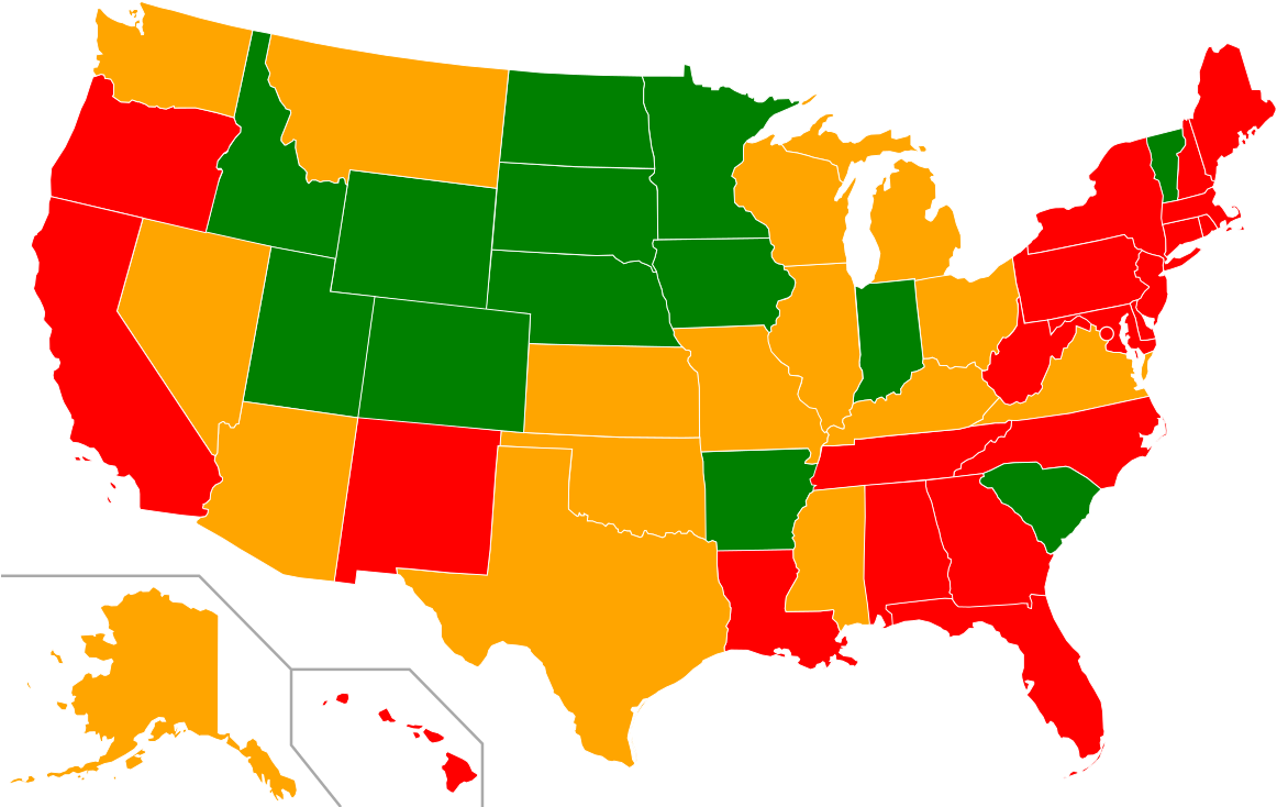 States That Don T Allow Gay Marriage 2018 (1200x742), Png Download