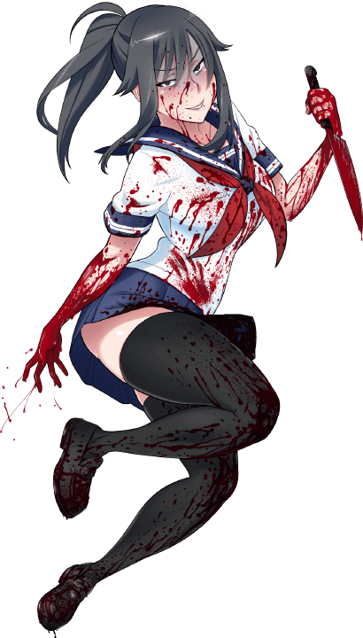 Or, Check Out Some Of The Game's Features - Yandere Simulator (410x720), Png Download