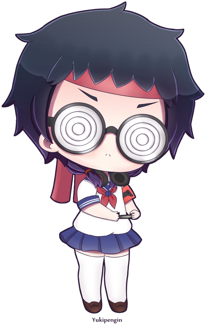 Gema Taku Chibi Female Yukipengin Yandere Simulator - Gema Taku Female (700x1141), Png Download