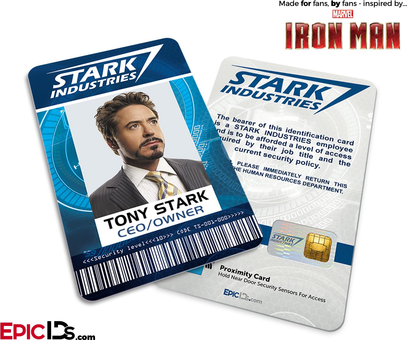 Iron Man / Avengers Inspired Stark Industries Employee - Iron Man 3 (1417x1181), Png Download