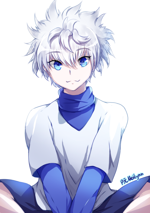 Ahh~ Killua From Hxh - Killua Zoldyck (496x702), Png Download