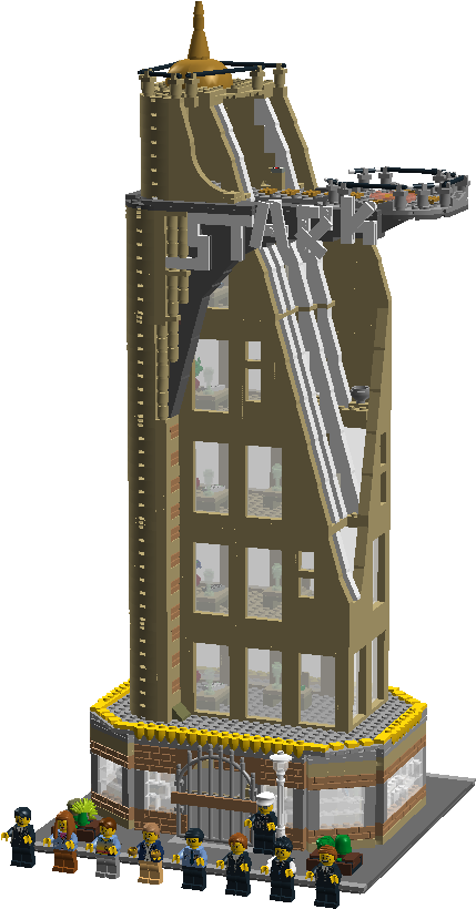 Stark Tower - Tony Stark Tower Png (1271x873), Png Download